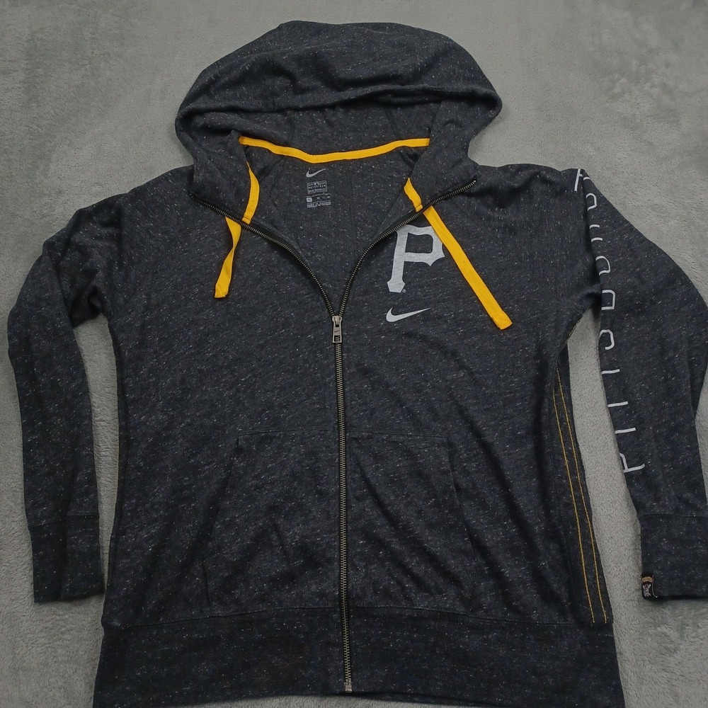 Pittsburgh‎ Pirates Jacket Womens XL Gray Nike MLB Baseball